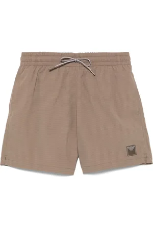 Emporio Armani Short de bain en seersucker