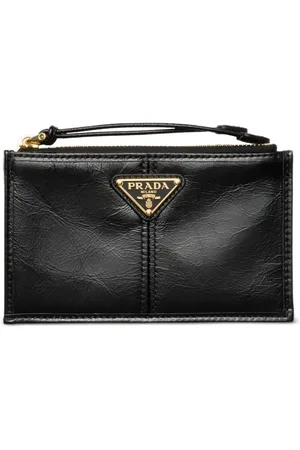 Prada Porte-cartes en cuir