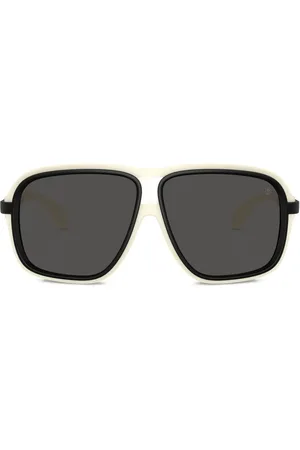 Moncler Lunettes de soleil à logo imprimé