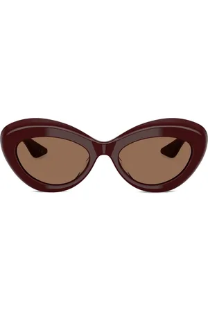 Oliver Peoples Lunettes de soleil à monture papillon