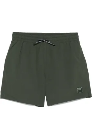 Emporio Armani Short de bain en seersucker