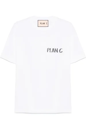 Plan C T-shirt à imprimé Marghe Nel Blu