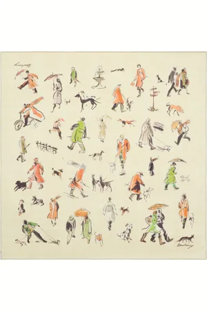 Burberry Foulard Paws on Parade en soie