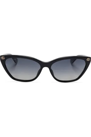 Gucci Lunettes de soleil à monture papillon