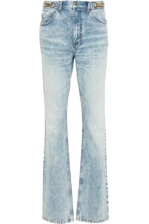 Stella McCartney Jean cigarette à détails de boucles