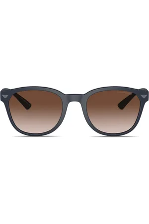 Emporio Armani Lunettes de soleil à monture géométrique