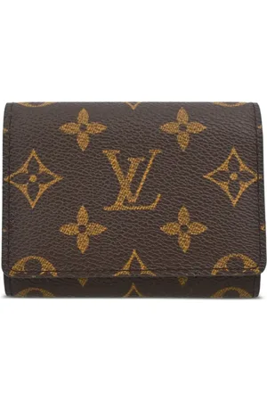 LOUIS VUITTON Porte-cartes Enveloppe Carte de Visite Monogram (2002)