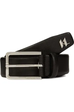 Karl Lagerfeld Ceinture en cuir à logo