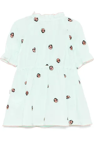Stella McCartney Blouse à motif coccinelle brodé