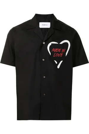Ports V Chemise à slogan imprimé