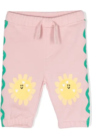 Stella McCartney Pantalon de jogging à imprimé soleil