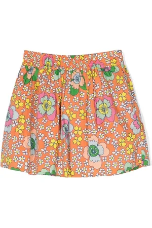 Stella McCartney Short en coton à fleurs
