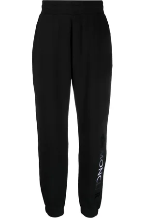 Moncler Pantalon de jogging en coton à logo imprimé