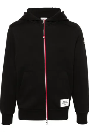 Moncler Hoodie zippé à logo appliqué