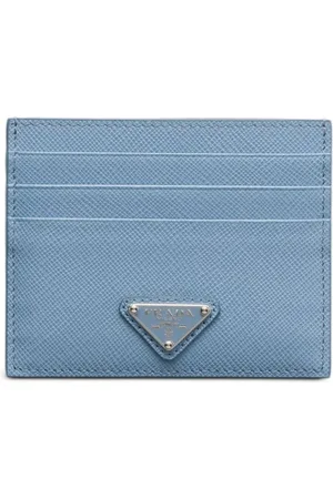 Prada Porte-cartes à effet grainé