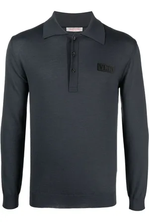 VALENTINO GARAVANI Polo en laine vierge à manches longues