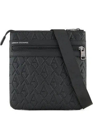 Armani Exchange Sacoche à monogramme embossé