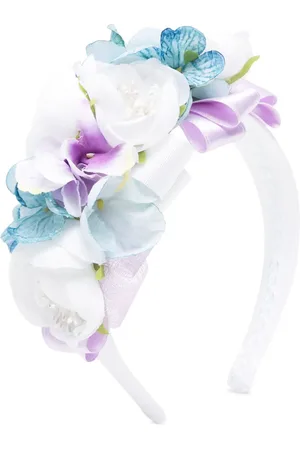 COLORICHIARI Serre-tête à appliqués fleurs