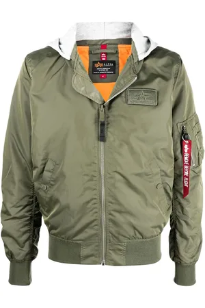 Alpha Industries Veste bomber à logo imprimé