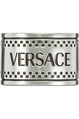 VERSACE Bague 90s Vintage Logo