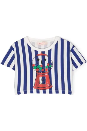 Weekend House Kids T-shirt en coton biologique à rayures