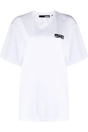 ROTATE T-shirt Enzyme à logo brodé