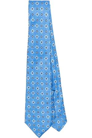 Kiton Cravate à motif géométrique