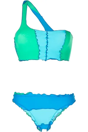 Sherris Bikini colour-block à design asymétrique à une épaule