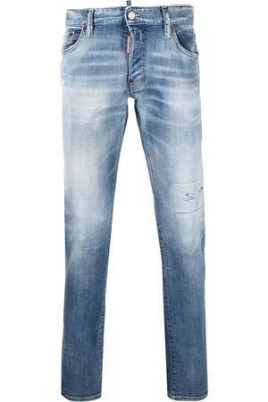 Dsquared2 Jean droit à logo brodé