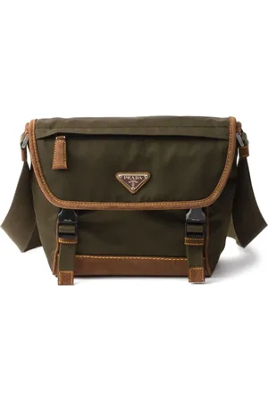 Prada Sac porté épaule à plaque logo