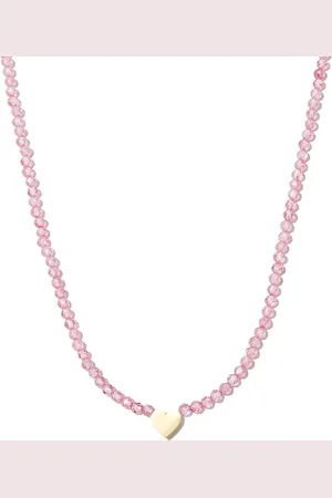 Roxanne First Collier Warrior Cœur en 14ct serti d