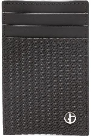 Giorgio Armani Porte-cartes à design embossé