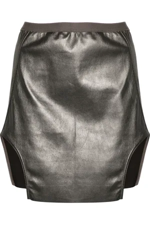 Rick Owens Minijupe Diana en cuir