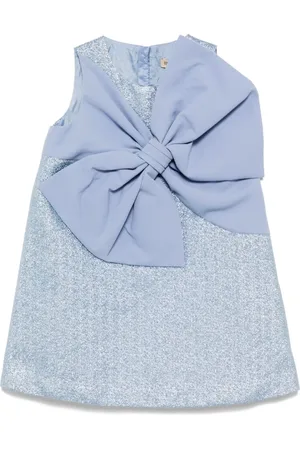 HUCKLEBONES LONDON Robe évasée à nœud oversize