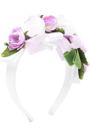 COLORICHIARI Serre-tête à appliques fleurs