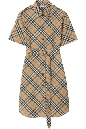Burberry Robe-chemise en coton
