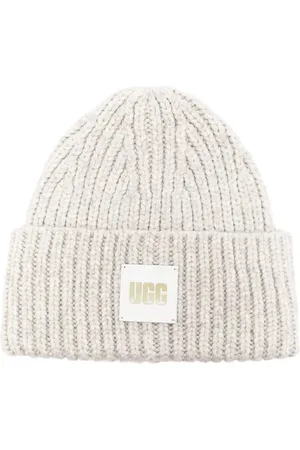 UGG Bonnet nervuré à patch logo