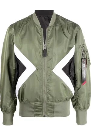 Alpha Industries Veste bomber à empiècements contrastants