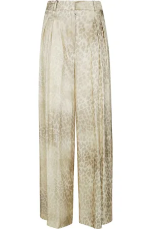 NUDE Pantalon à imprimé animalier