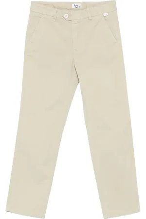 Il gufo Pantalon chino en coton à design stretch