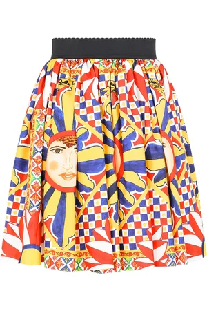 Dolce & Gabbana Jupe en serge à imprimé Carretto