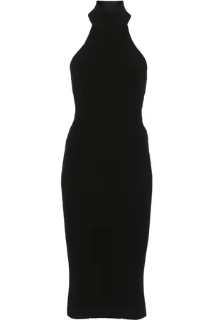 Elisabetta Franchi Robe en maille nervurée