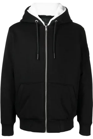 Moose Knuckles Veste zippée à plaque logo