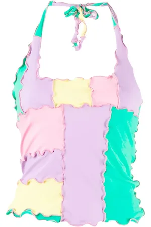 Sherris Haut colour block à dos-nu