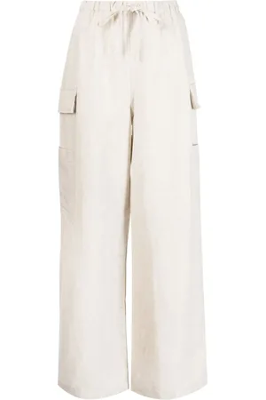 Reformation Pantalon Ethan en lin à coupe ample