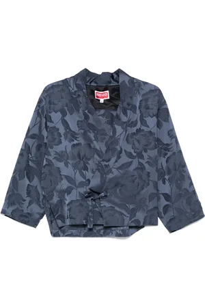 Kenzo Veste à fleurs en jacquard