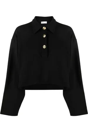 ROSETTA GETTY Polo crop à manches longues