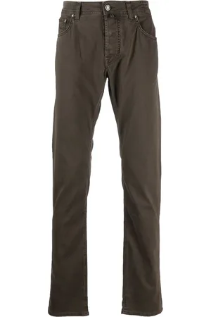 Jacob Cohen Pantalon droit à patch logo