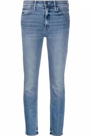 Mother Jean skinny à effet délavé