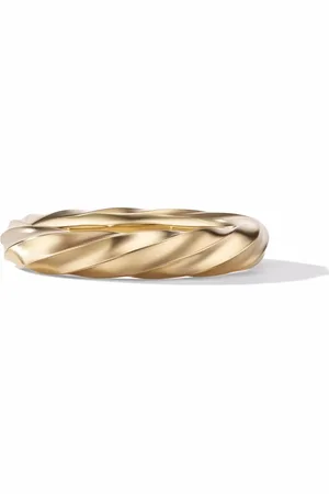 David Yurman Bague Cable Edge en recyclé 18ct (4 mm)